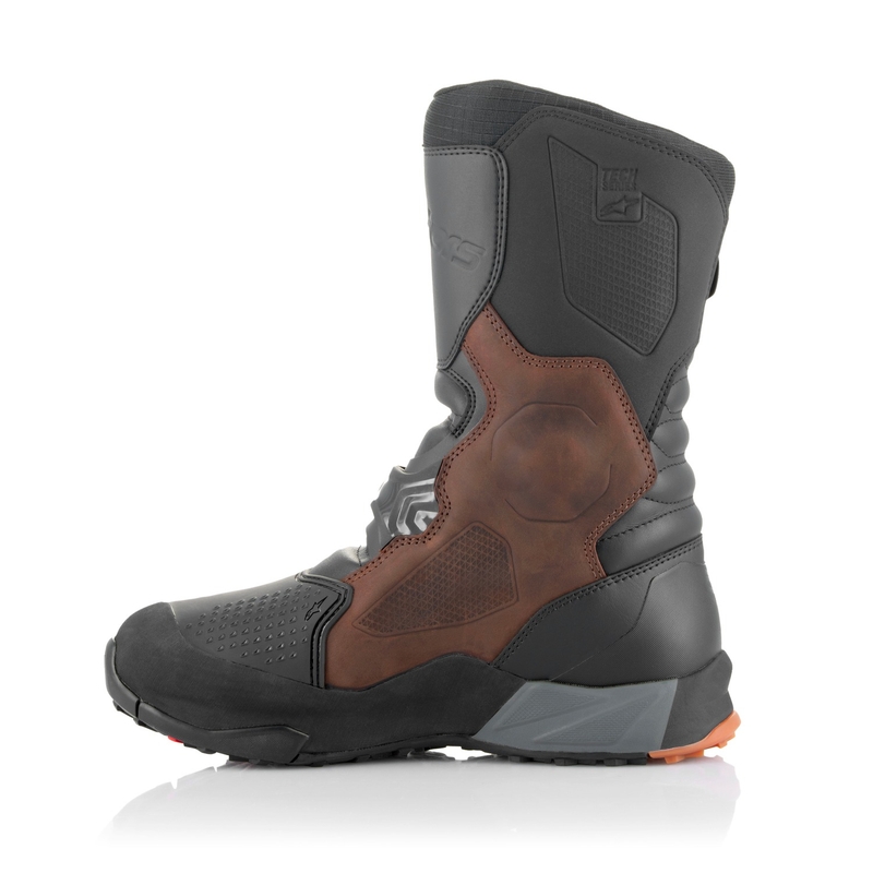 Alpinestars XT-8 GORE-TEX μαύρες και καφέ μπότες μοτοσικλέτας
