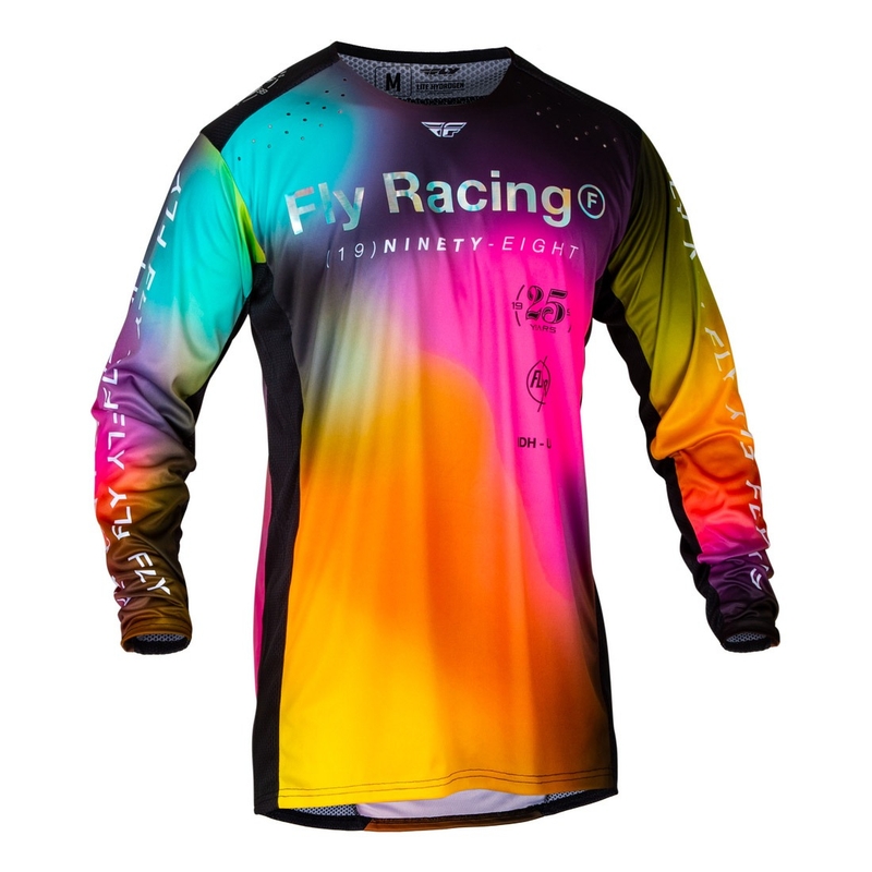Φανέλα Motocross FLY Racing Lite Le Legacy ροζ-μπλε