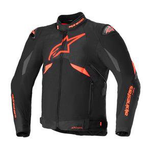 Alpinestars T-GP R 3 DRYSTAR μαύρο-φλούο κόκκινο-λευκό μπουφάν μοτοσικλέτας