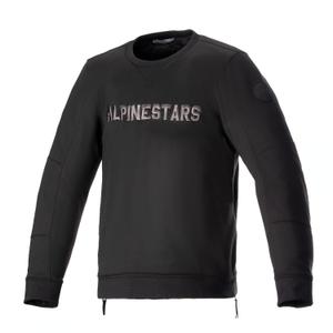 Alpinestars Legit Crew Fleece μπουφάν μοτοσικλέτας Μαύρο και γκρι