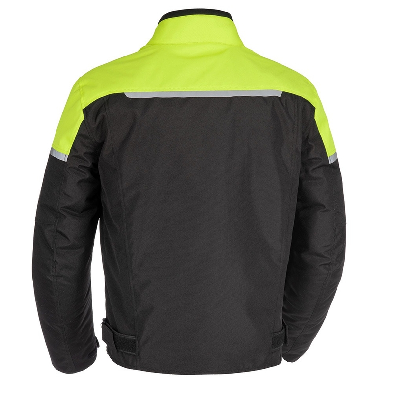 Oxford Spartan Short WP μαύρο-fluo κίτρινο μπουφάν μοτοσικλέτας