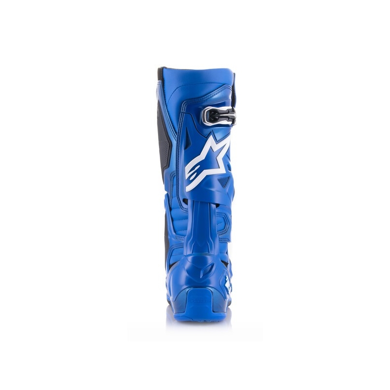 Alpinestars Tech 10 μπλε-μαύρο-λευκές μπότες μοτοσικλέτας