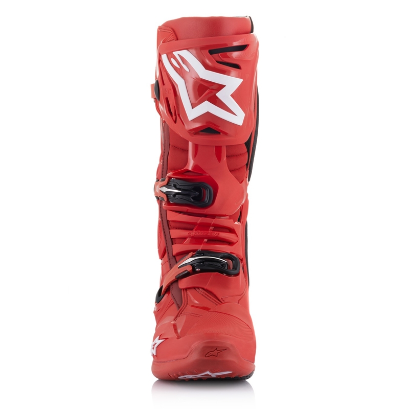 Alpinestars Tech 10 μπότες μοτοσικλέτας κόκκινες