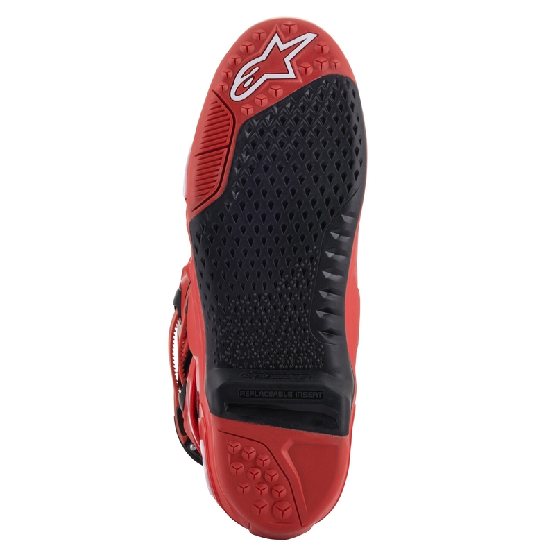 Alpinestars Tech 10 μπότες μοτοσικλέτας κόκκινες