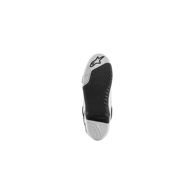 Alpinestars Tech 10 Supervented μπότες μοτοσικλέτας διάτρητες λευκές