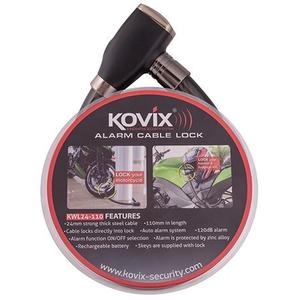 Καλωδιακή κλειδαριά με συναγερμό KOVIX KWL24-110