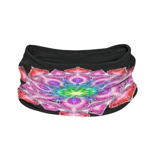 Πολυλειτουργικός θερμαντήρας λαιμού nanosilver® Mandala μαύρο