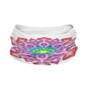 Πολυλειτουργικός θερμαντήρας λαιμού nanosilver® Mandala λευκό