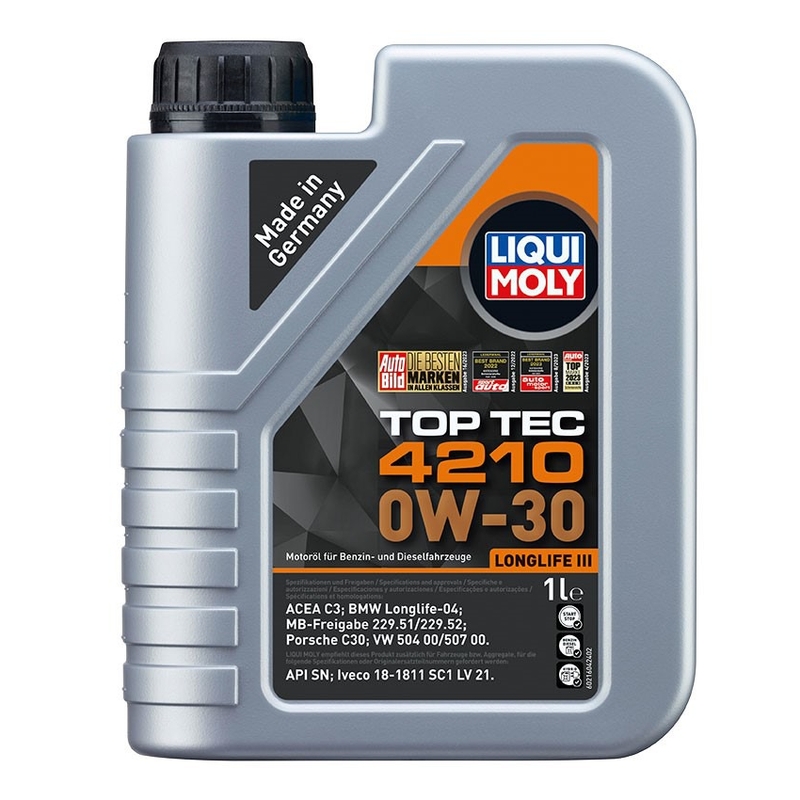 LIQUI MOLY Top Tec 4210 0W-30 Συνθετικό λάδι κινητήρα 1 l