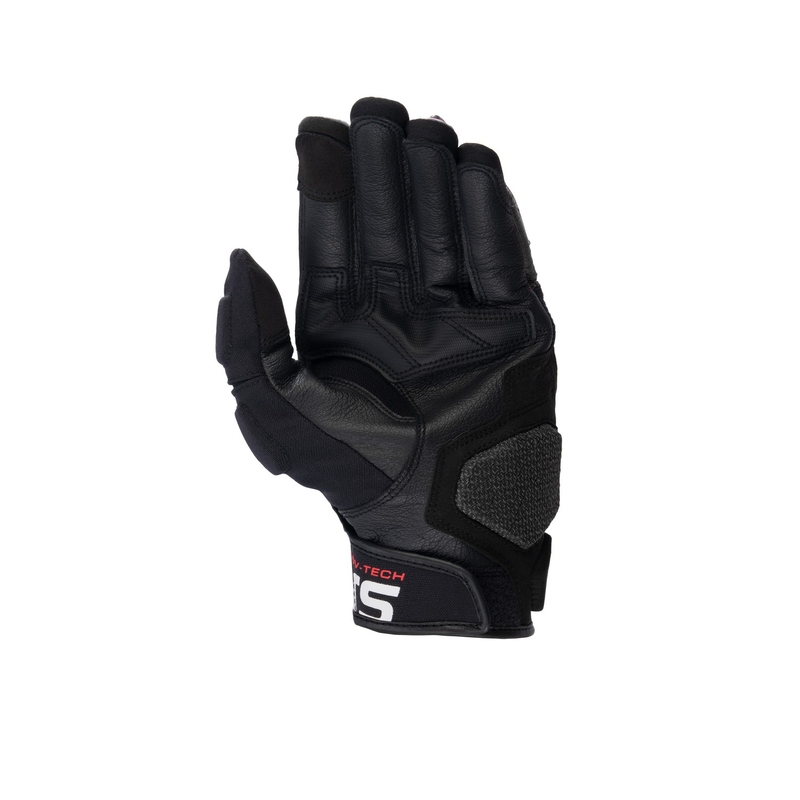 Alpinestars Halo Μαύρα και Λευκά Γάντια Μοτοσικλέτας