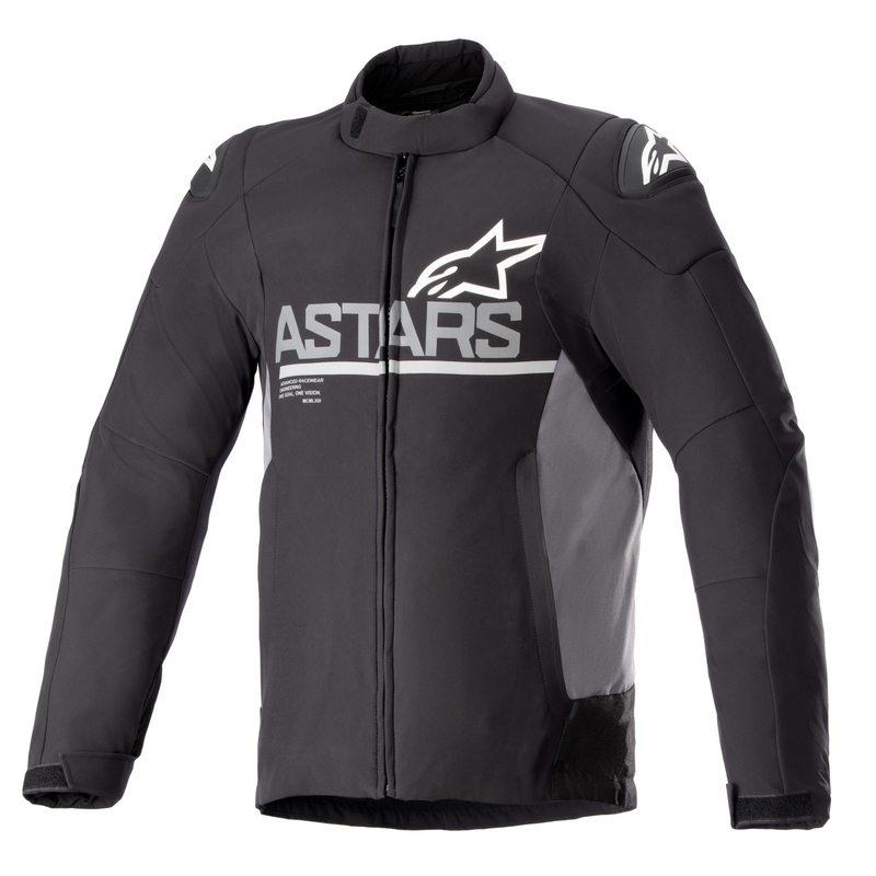 Αδιάβροχο μπουφάν μοτοσικλέτας Alpinestars SMX Μαύρο-Σκούρο Γκρι