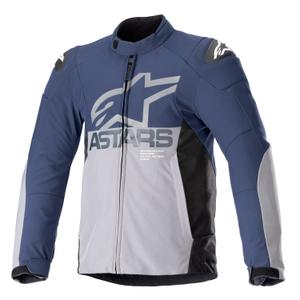 Alpinestars SMX Αδιάβροχο μπουφάν μοτοσικλέτας μπλε-γκρι