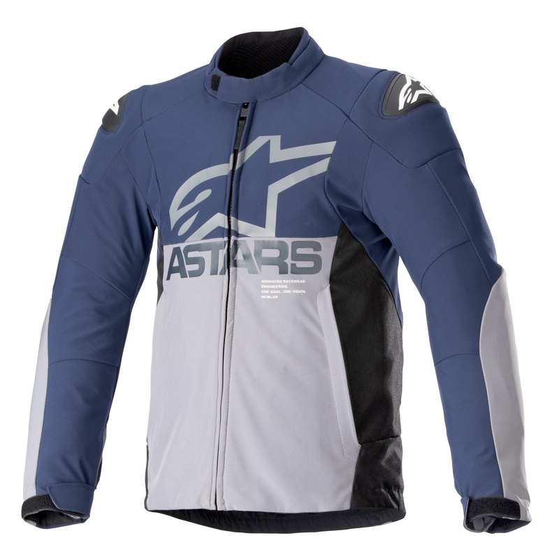 Alpinestars SMX Αδιάβροχο μπουφάν μοτοσικλέτας μπλε-γκρι