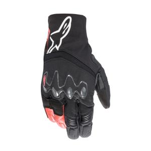 Alpinestars Hyde XT Drystar Μαύρα και κόκκινα γάντια μοτοσικλέτας