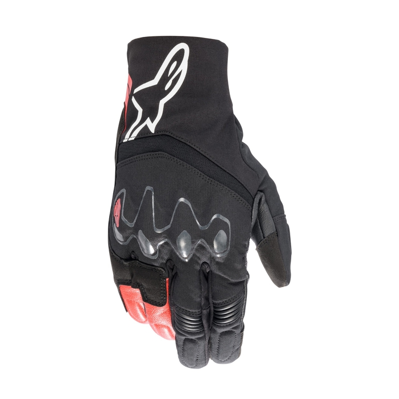 Alpinestars Hyde XT Drystar Μαύρα και κόκκινα γάντια μοτοσικλέτας