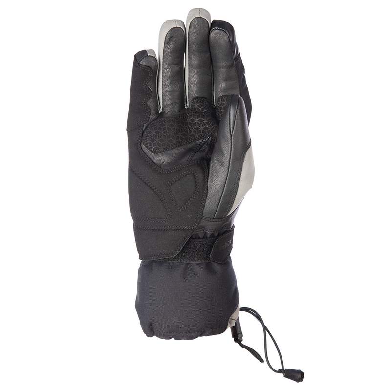 Γάντια μοτοσικλέτας Oxford Montreal 4.0 DRY2DRY™ μαύρο-γκρι-φλούο κίτρινο