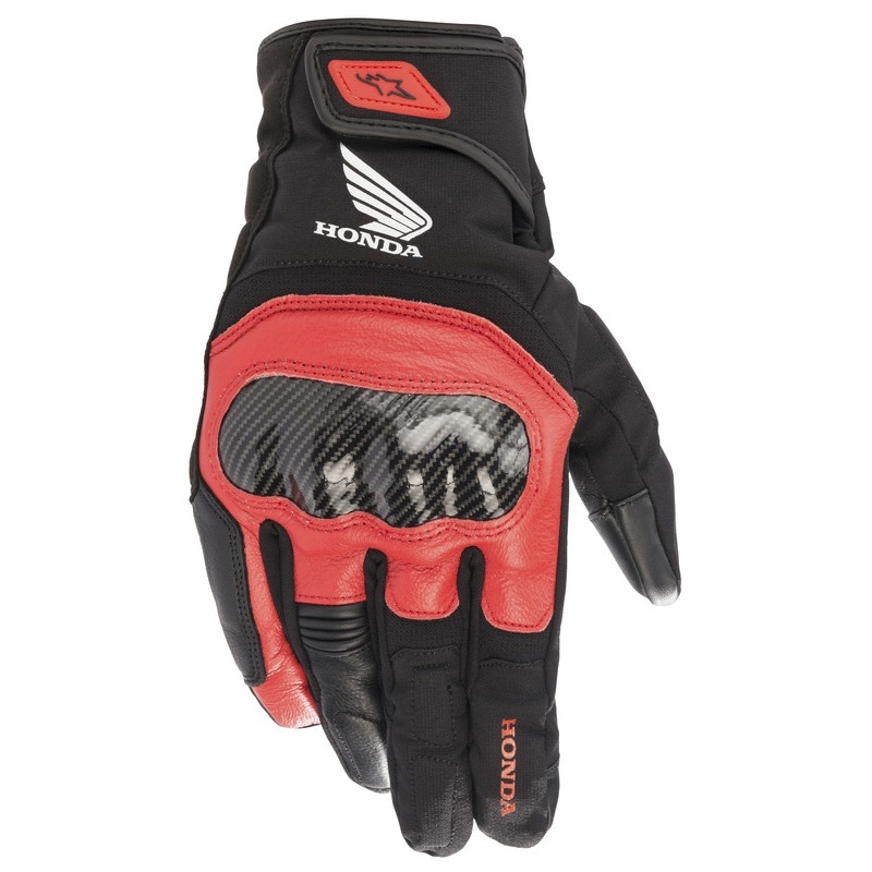 Alpinestars SMX Z Drystar Honda Μαύρα και κόκκινα γάντια μοτοσικλέτας