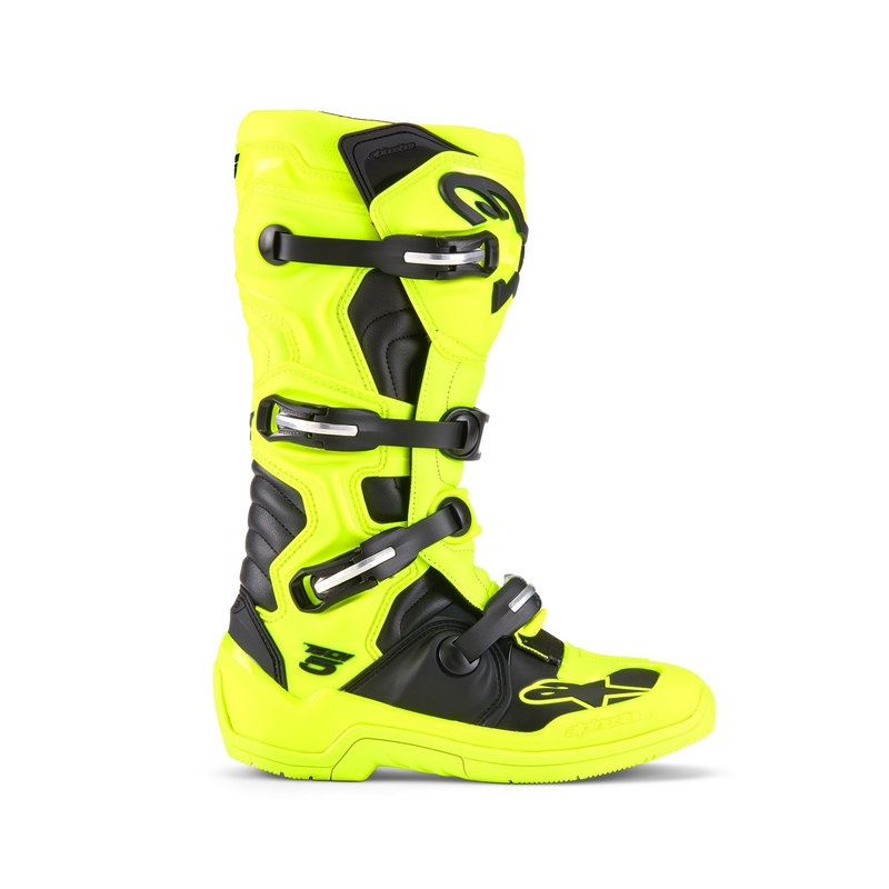 Μπότες μοτοσικλέτας Alpinestars Tech 5 fluorescent κίτρινο-μαύρο
