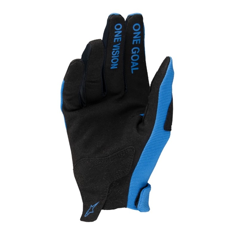 Γάντια μοτοσικλέτας Alpinestars Radar γαλάζιο-μαύρο
