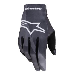 Γάντια μοτοσικλέτας Alpinestars Radar camo σε γκρι-μαύρο