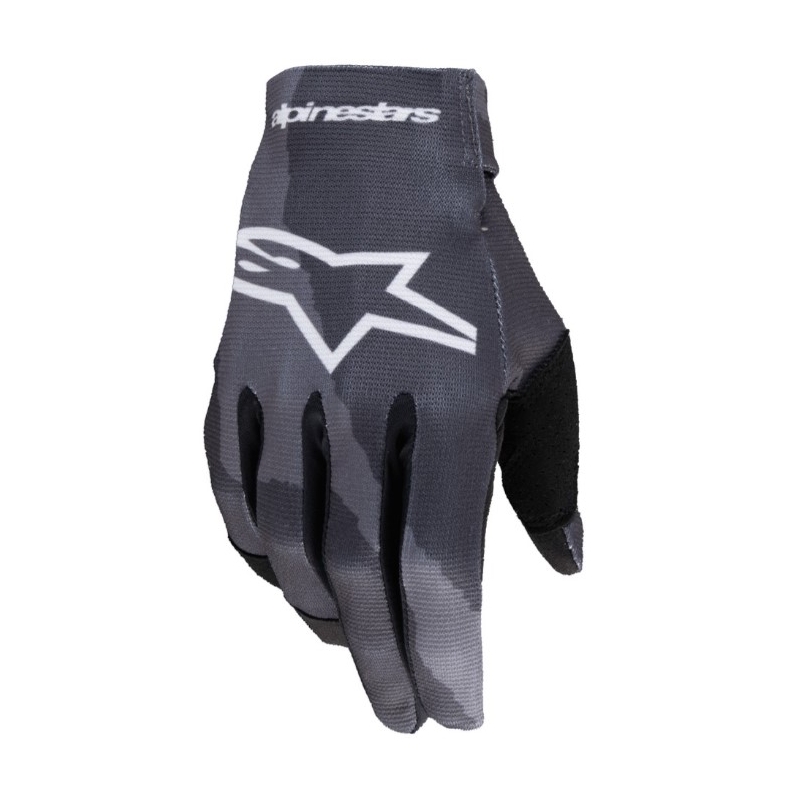 Γάντια μοτοσικλέτας Alpinestars Radar camo σε γκρι-μαύρο