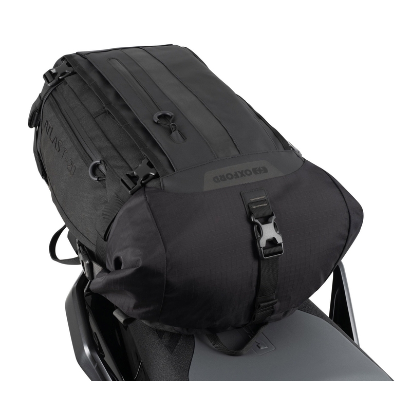 Τσάντα καθίσματος συνοδηγού Oxford Atlas T-20 Advanced Tourpack 20 λίτρων μαύρη