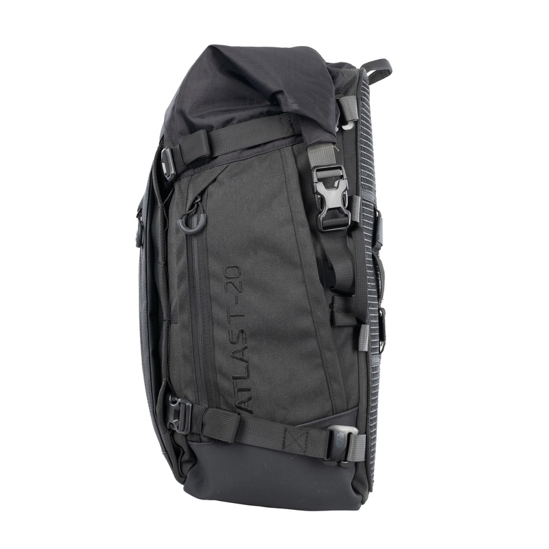 Τσάντα καθίσματος συνοδηγού Oxford Atlas T-20 Advanced Tourpack 20 λίτρων μαύρη
