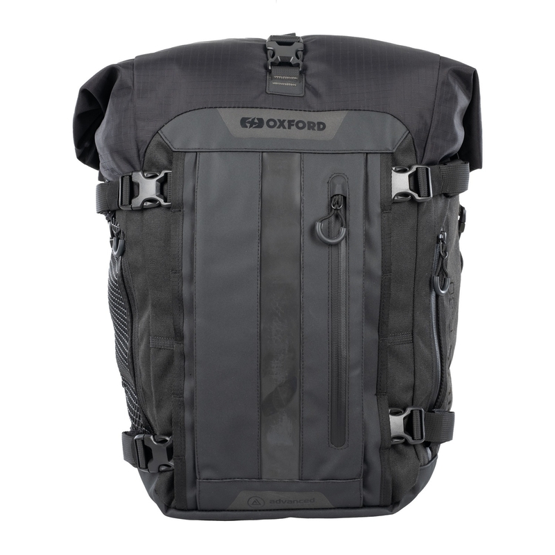 Τσάντα καθίσματος συνοδηγού Oxford Atlas T-30 Advanced Tourpack 30 λίτρων μαύρη