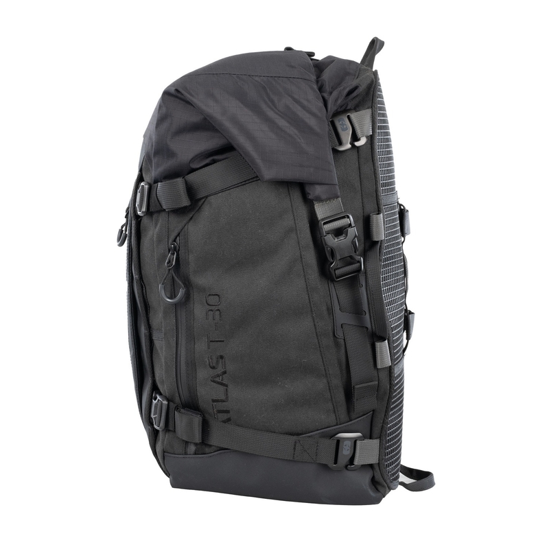 Τσάντα καθίσματος συνοδηγού Oxford Atlas T-30 Advanced Tourpack 30 λίτρων μαύρη