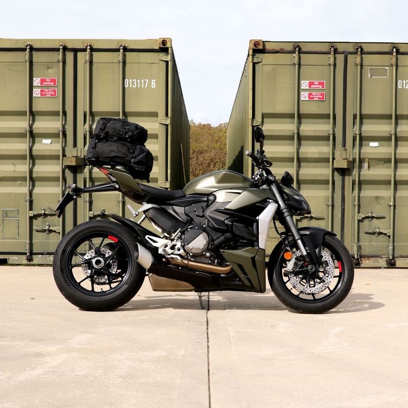 Τσάντα καθίσματος συνοδηγού Oxford Atlas T-30 Advanced Tourpack 30 λίτρων μαύρη