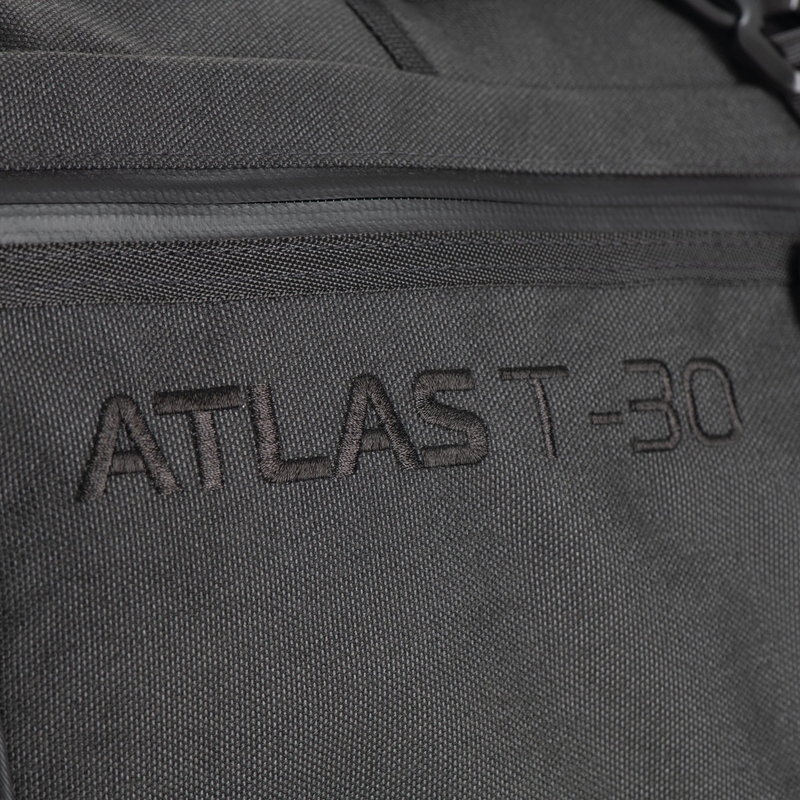Τσάντα καθίσματος συνοδηγού Oxford Atlas T-30 Advanced Tourpack 30 λίτρων μαύρη