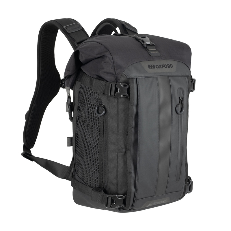 Τσάντα μοτοσικλέτας Oxford Atlas B-20 Advanced Backpack 20 l μαύρη