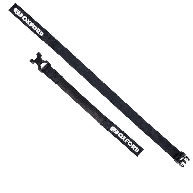 Ιμάντες αποσκευών Oxford Atlas B-Clip 2 τεμάχια μαύρο 26 mm x 2 m