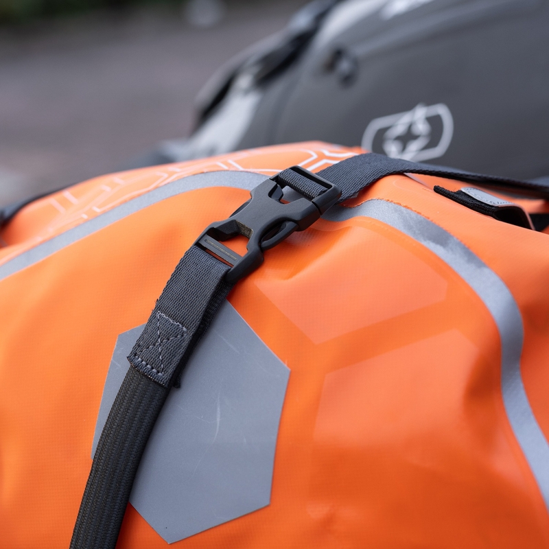 Ιμάντες αποσκευών Oxford Atlas B-Clip 2 τεμάχια γκρι 26 mm x 1,2 m