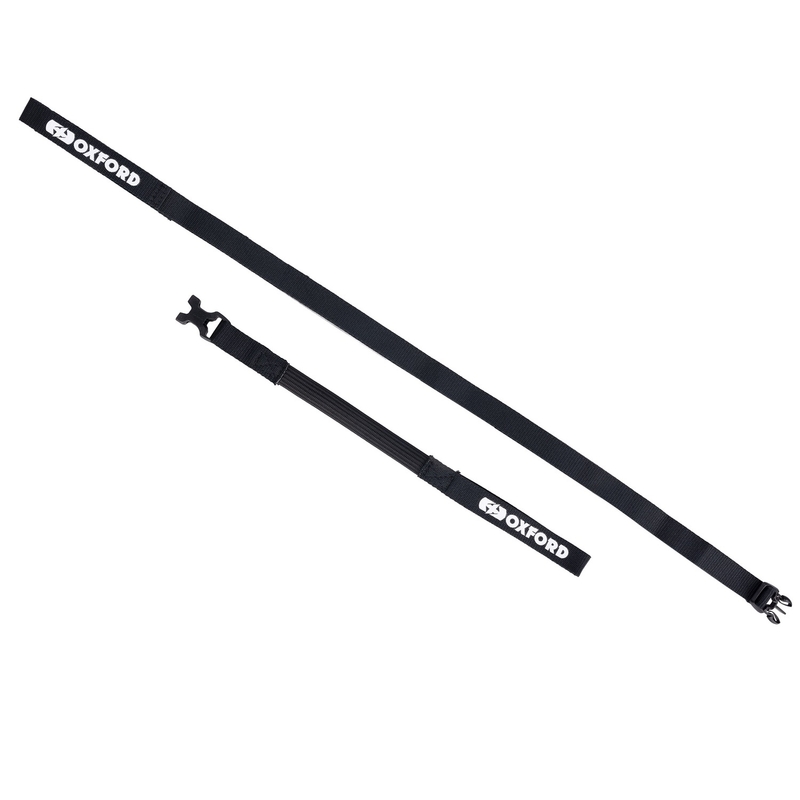 Ιμάντες αποσκευών Oxford Atlas B-Clip 2 τεμάχια μαύρο 17 mm x 2 m