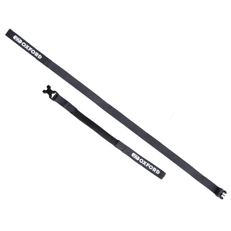 Ιμάντες αποσκευών Oxford Atlas B-Clip 2 τεμάχια γκρι 17 mm x 2 m