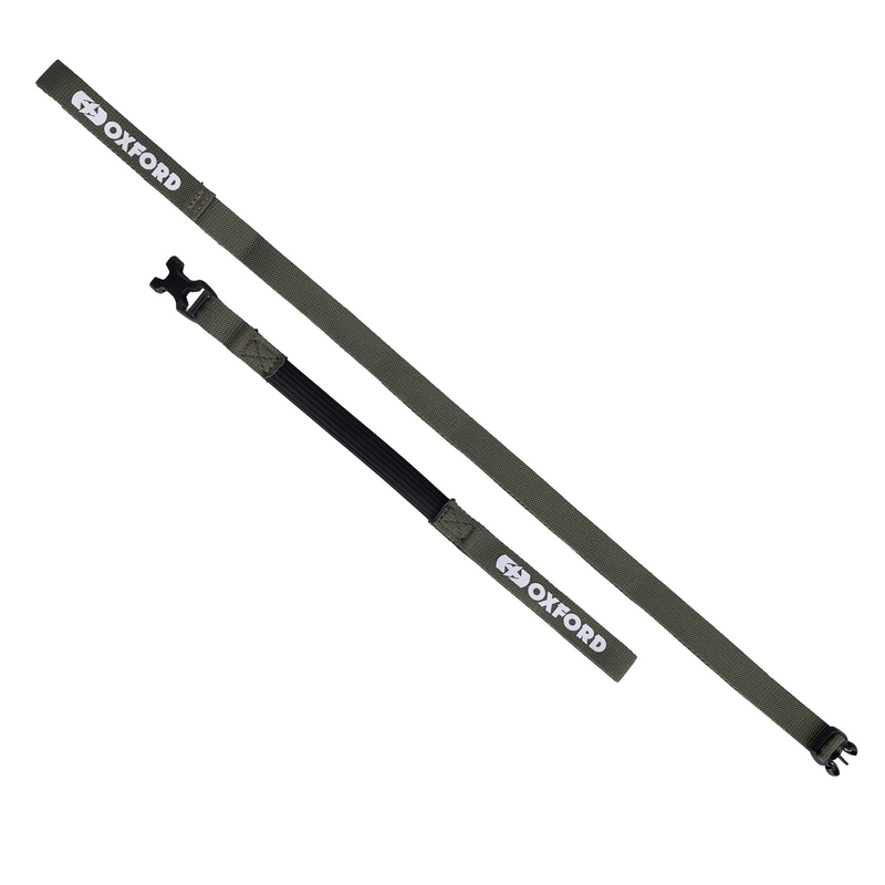 Ιμάντες αποσκευών Oxford Atlas B-Clip 2 τεμάχια πράσινο 17 mm x 2 m