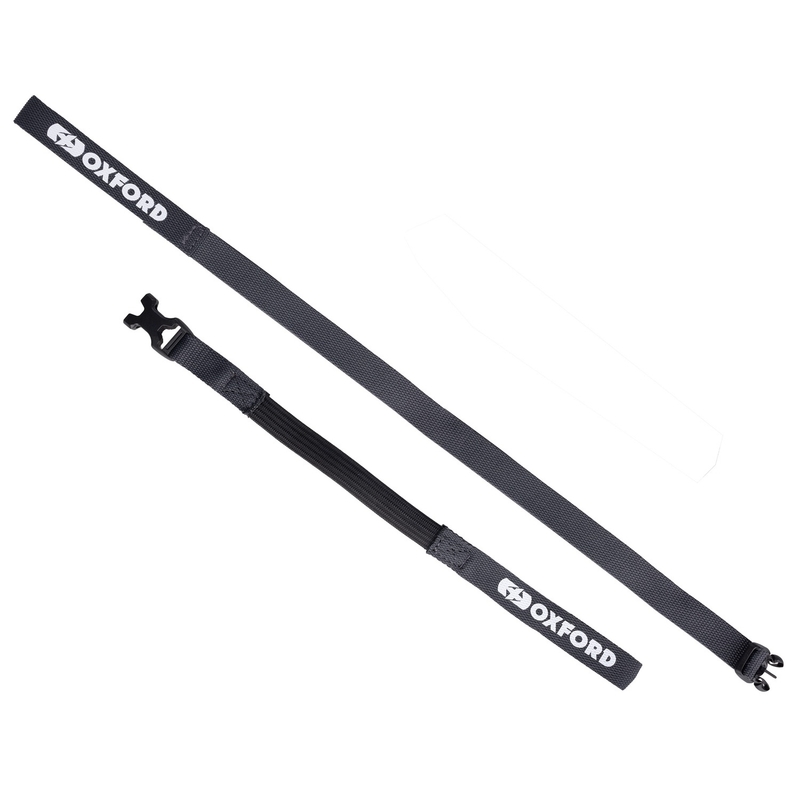Ιμάντες αποσκευών Oxford Atlas B-Clip 2 τεμάχια γκρι 17 mm x 1,2 m