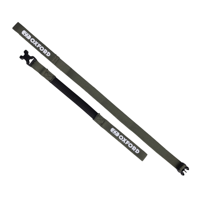 Ιμάντες αποσκευών Oxford Atlas B-Clip 2 τεμάχια πράσινο 17 mm x 1,2 m