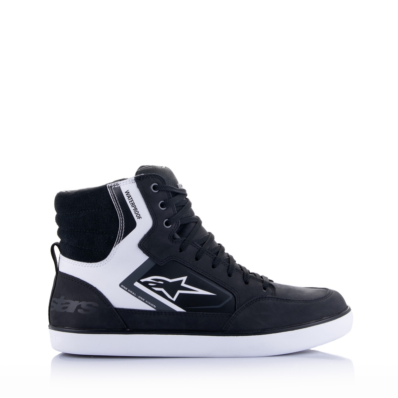 Alpinestars J-6 Αδιάβροχες 2025 Ασπρόμαυρες μπότες μοτοσικλέτας