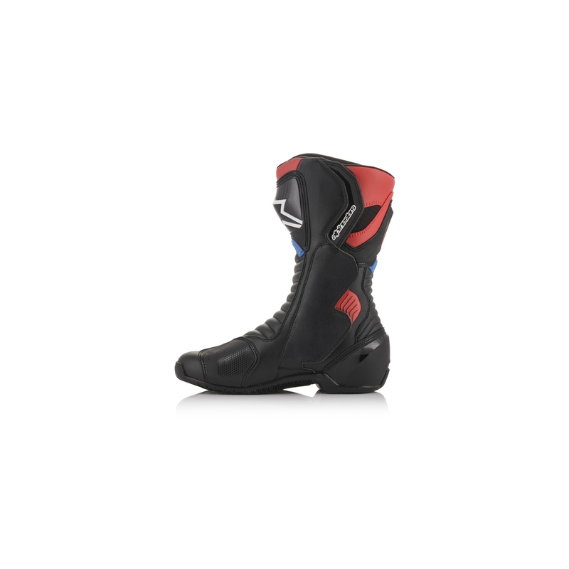 Alpinestars S-MX 6 Honda Collection Μαύρο-κόκκινο-μπλε-λευκό Μπότες μοτοσικλέτας
