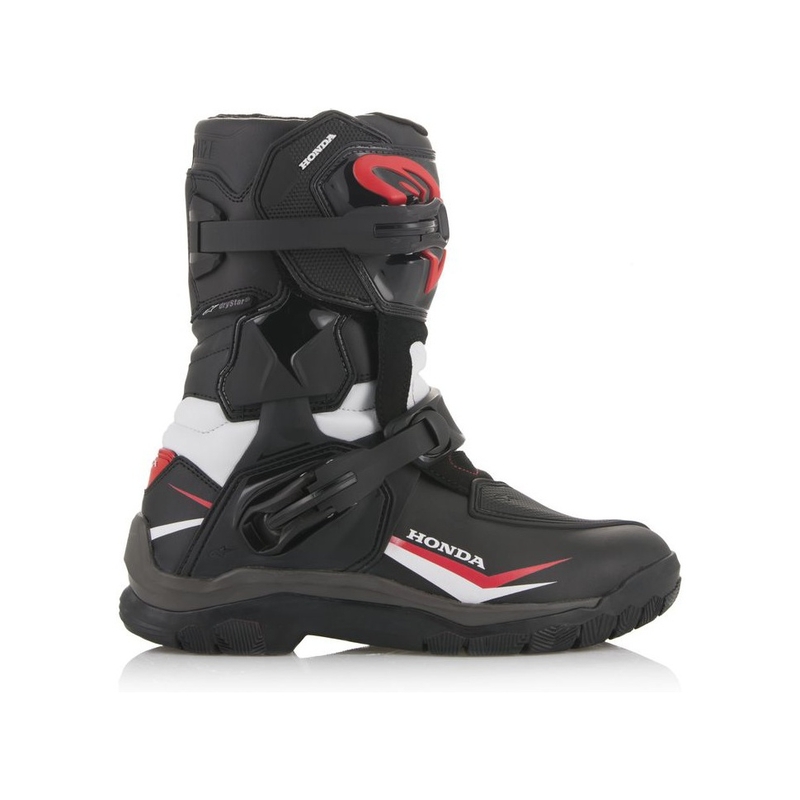 Alpinestars Belize Drystar Honda Collection Μπότες μοτοσικλέτας σε μαύρο, λευκό και κόκκινο χρώμα