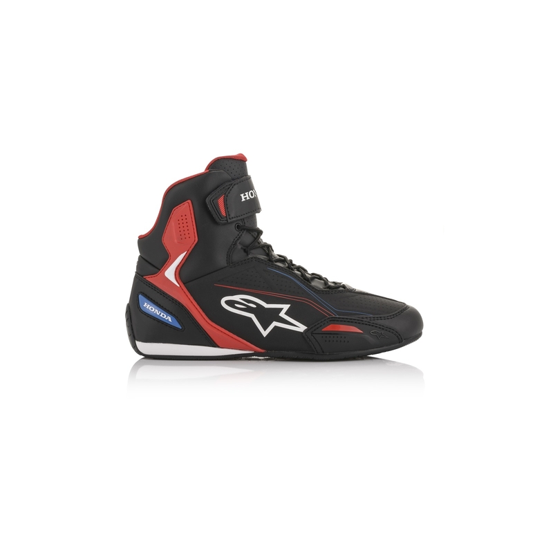 Alpinestars Faster-3 Honda collection μαύρο-κόκκινο-μπλε μπότες μοτοσικλέτας