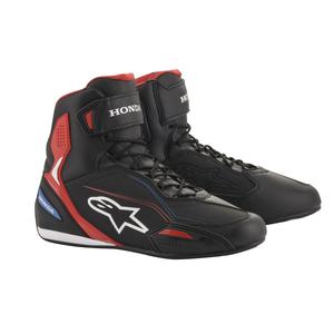 Alpinestars Faster-3 Honda collection μαύρο-κόκκινο-μπλε μπότες μοτοσικλέτας