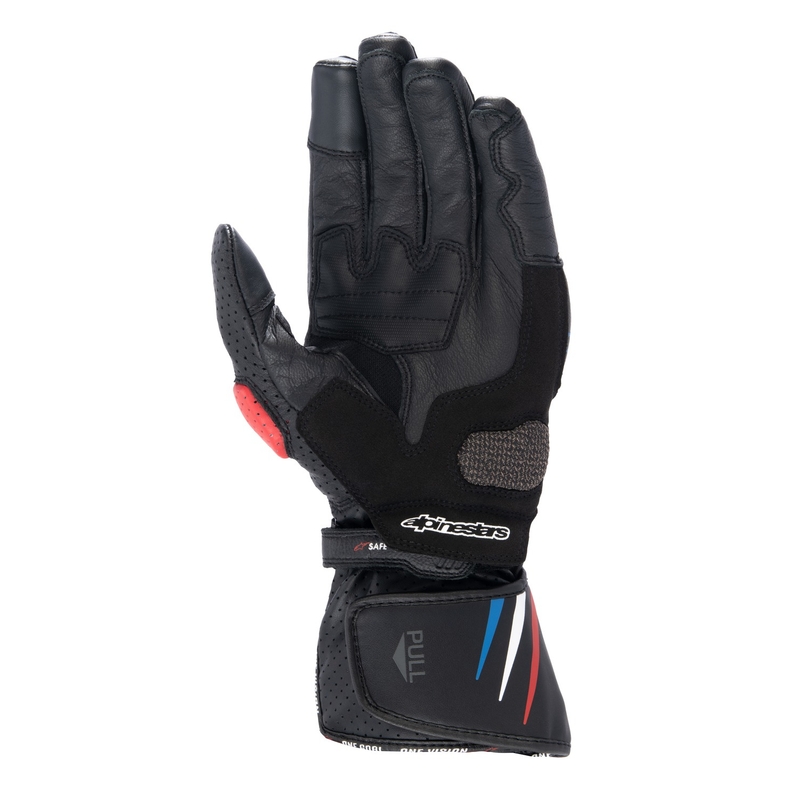 Γάντια μοτοσικλέτας Alpinestars SP-8 Honda μαύρο-κόκκινο-μπλε