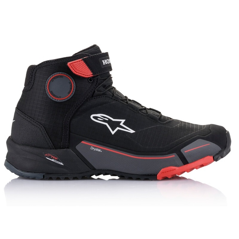 Alpinestars CR-X Drystar Honda Collection μαύρο-κόκκινο-γκρι μπότες μοτοσικλέτας