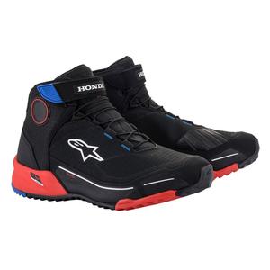 Alpinestars CR-X Drystar Honda Collection Μαύρο-κόκκινο-μπλε μπότες μοτοσικλέτας