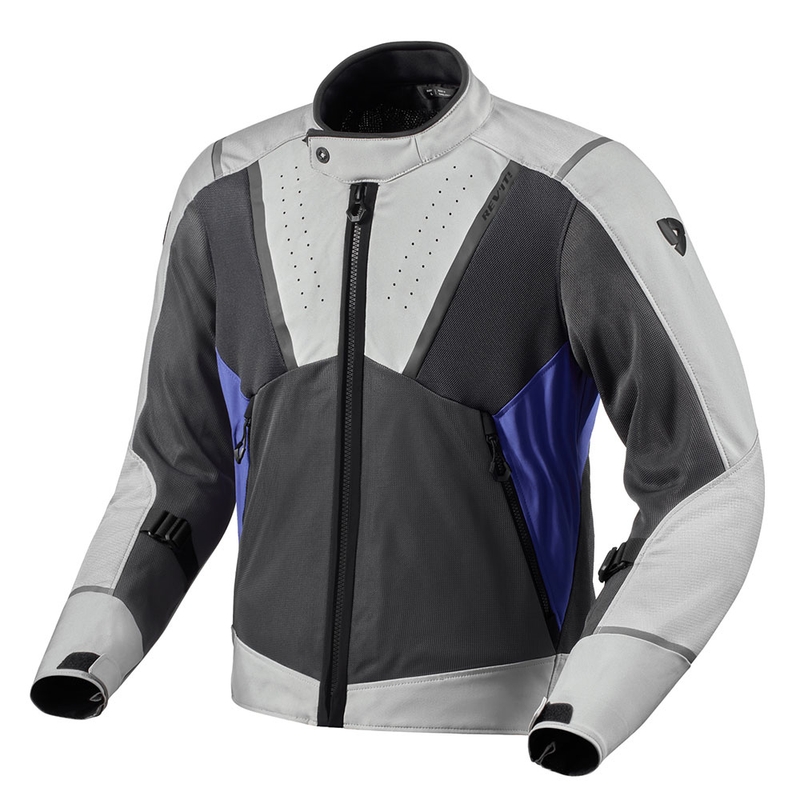 Μπουφάν μοτοσικλέτας Revit Airwave 4 ανοιχτό γκρι-μπλε