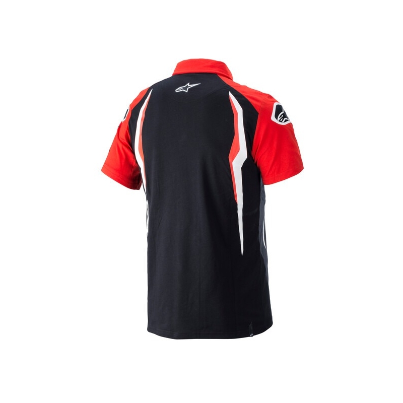 Πουκάμισο πόλο Alpinestars Honda κόκκινο και μαύρο