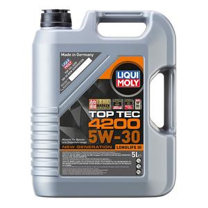 LIQUI MOLY Top Tec 4200 5W-30 Συνθετικό λάδι κινητήρα νέας γενιάς 5 λίτρων